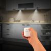 3Pcs LED Night Light Cordless Battery-Powered Closet Lamp Dimmable w/ Remote Stick-on