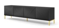 Surf 200 TV Stand black matt / black gloss