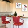 Trendy Decor 4U 2- Piece Vignette Good Friends Snowman White Framed Wall Art for Living Room, Bedroom Wall Art Print for Home Decor by Deb Strain