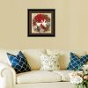 Trendy Decor 4U Cardinal Wreath Black Framed Wall Art for Living Room, Bedroom Wall Art Print for Home Decor by Linda Spivey