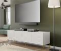 Surf 200 TV Stand white matt / white gloss