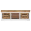 TV Stand 46.5"x11.8"x15.7" Solid Wood Mango