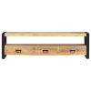 TV Stand 59.1"x11.8"x17.7" Solid Wood Mango
