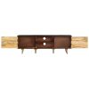 TV Stand 55.1"x11.8"x18.1" Rough Mango Wood and Solid Wood Acacia