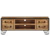 TV Stand with Drawers 47.2"x11.8"x15.7" Solid Wood Mango