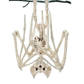 Spook Up Your Halloween Decor with This Vivid Bat Skeleton Model (Quantity: 1pc, material: Lizard)