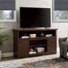 Retro TV Stand with Storage for TVs up to 65'' Mid Century Modern TV Stand & Entertainment Center with Shelf, TV Stand for Media